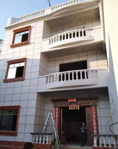 農(nóng)村房子外墻還在刷白墻？你離別墅差一道外墻裝修